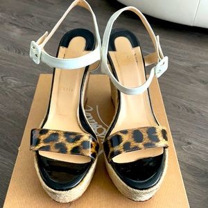 Christian Louboutin 120 PAT SPACHICA Wedges